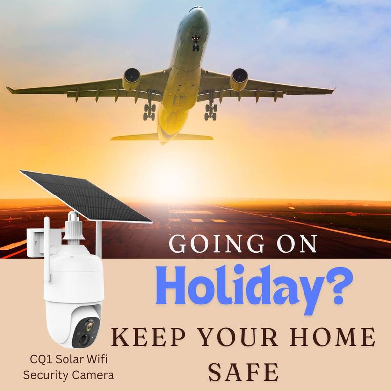 Security Camera - Wifi - PTZ - Solar Panel Charge - No Wiring Required - Vicohome Compatible - CQ1