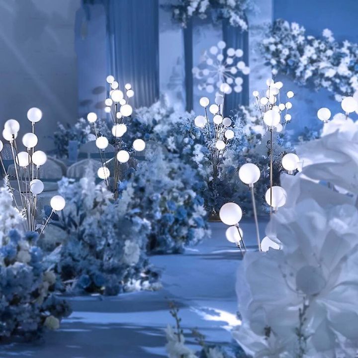 LED Globes On A Stand - Unique Lighting Decorations For Weddings/Parties &amp; Events - 2 Sizes Available