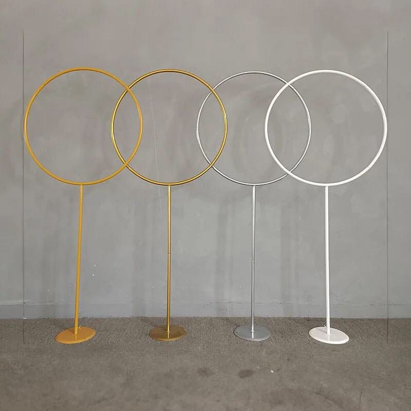 Balloon Hoop Stand - Metal Construction - Strong &amp; Stable -Garland Display Stand