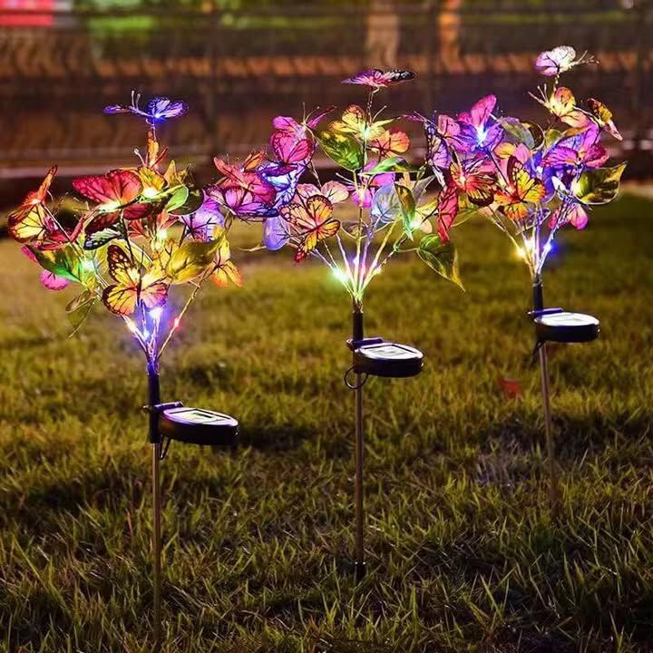 The Butterfly Effect - Add A Touch Of Solar Powered Magic To Your Garden - Butterfly Garden Stakes