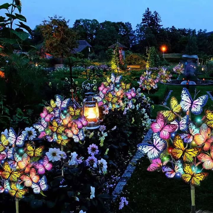 The Butterfly Effect - Add A Touch Of Solar Powered Magic To Your Garden - Butterfly Garden Stakes