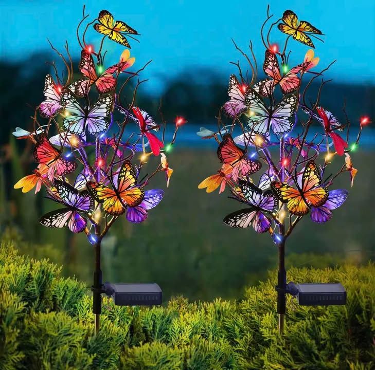The Butterfly Effect - Add A Touch Of Solar Powered Magic To Your Garden - Butterfly Garden Stakes