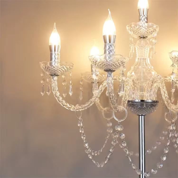Chandelier Candle Light Stand: Fairytale-Inspired LED Lights For Events, Parties, & Weddings