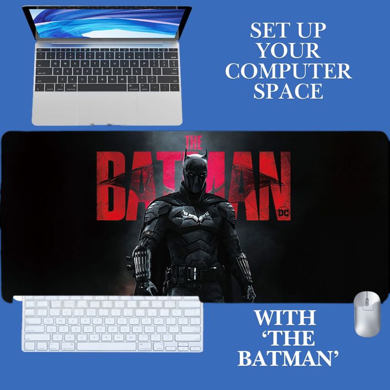&#39;The Batman&#39; Computer Desktop Anti Slip Mat: Level Up Your Gaming Experience | Unleash Your Superhero