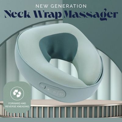Neck Pillow Massager: Wrap Around Comfort | RelaxPro Kneading Action