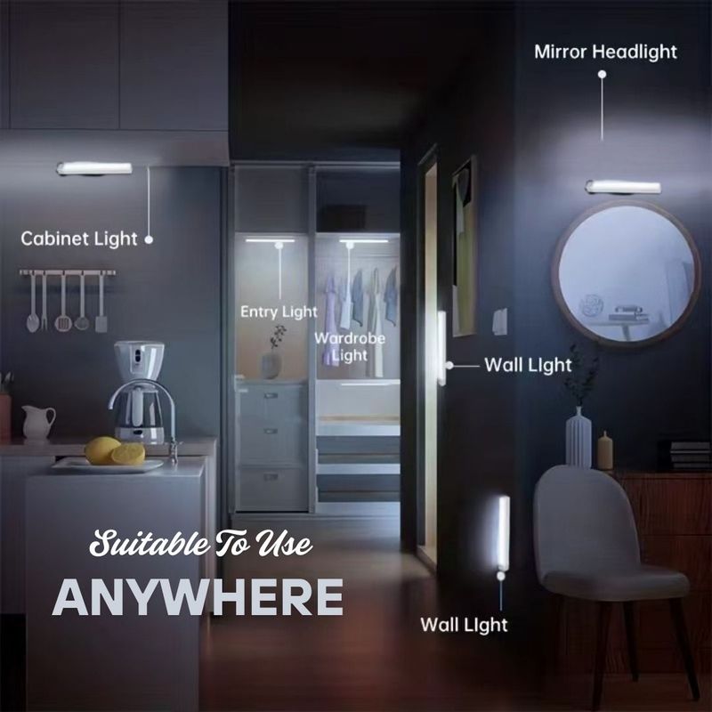 Rechargeable Light Bar: Motion Detection | Perfect For Dark Spaces
