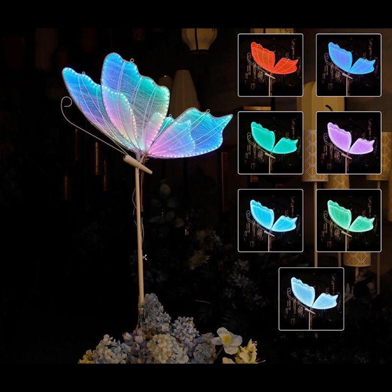 Butterfly LED Stand: RGB Multi Coloured Lights With Remote - Perfect For Weddings, Events, & Parties - Create A Magical Display