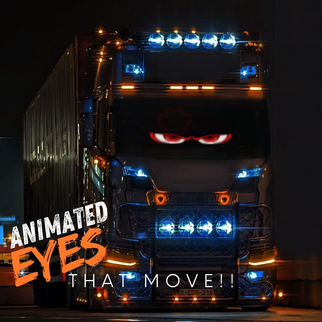 Pixel Eyes &amp; Programmable LED Display For Cars, Trucks, And Businesses
