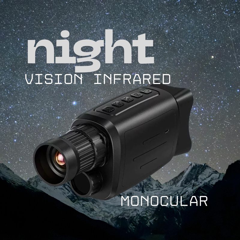 Digital Night Vision Monocular With Infrared - Suits Wildlife Spotting Day Or Night