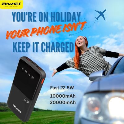 PD Fast Charging Power Bank 22.5W – 10,000mAh &amp; 20,000mAh