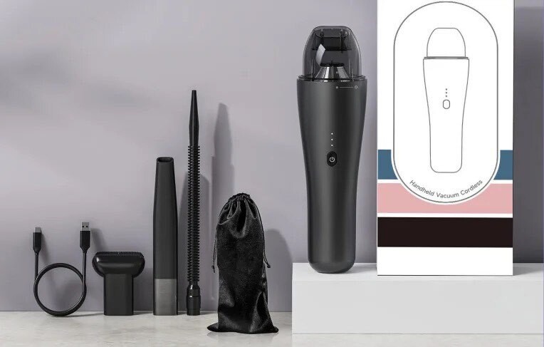 Vacuum Cleaner - Handheld Portable - Rechargeable - Perfect For The Car