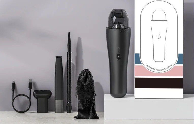 Vacuum Cleaner - Handheld Portable - Rechargeable - Perfect For The Car