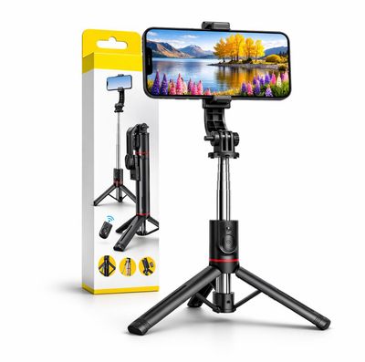Selfie Stick Tripod with Bluetooth Remote – Phone Stand for Video &amp; Photos - Awei