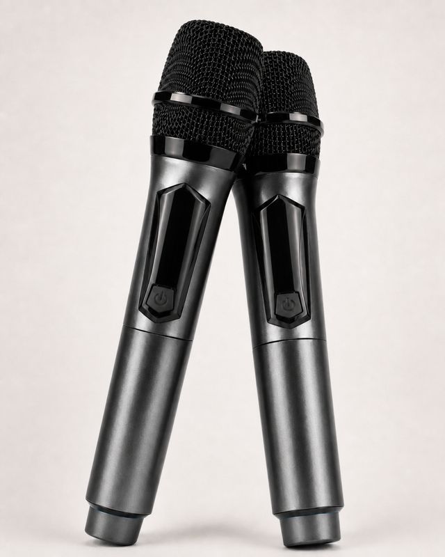Wireless Karaoke Microphone Packs With Receiver - Rechargeable - Easy Setup Wireless Karaoke Microphone Packs With Receiver - Rechargeable - Easy Setup