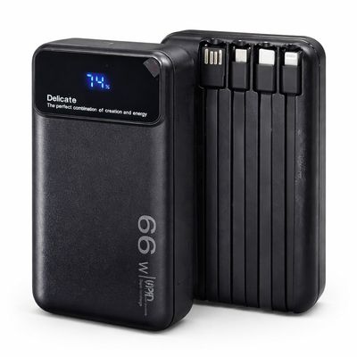 Turbo Powerbank 20000mAh – Reliable Power For Everyday Life With Built-In Cables