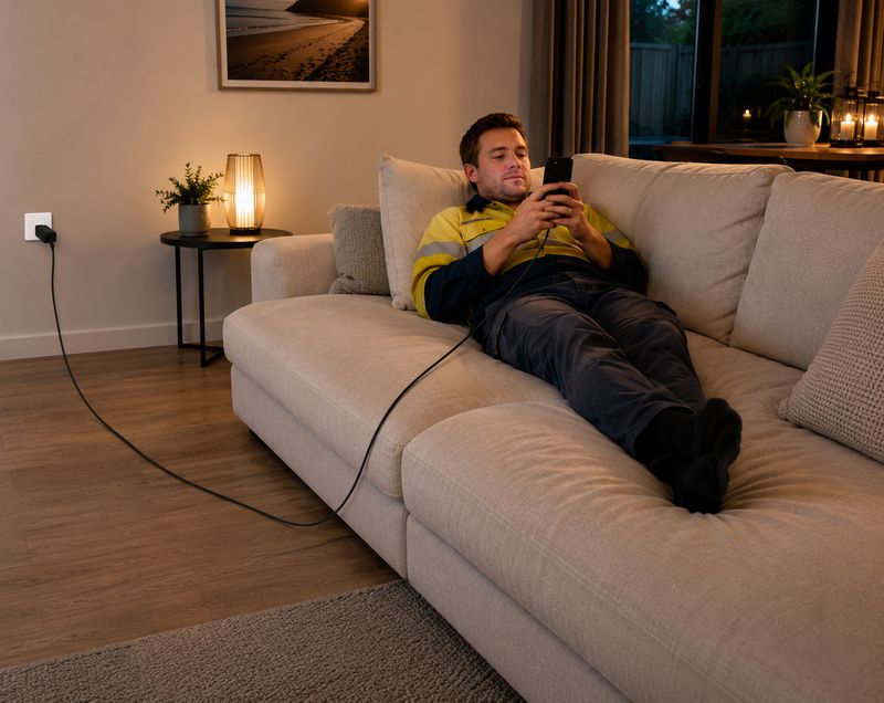 Long Phone Cable 2m - 4 in 1 - Charging + Data Transfer - Fast Charge 12W/18W