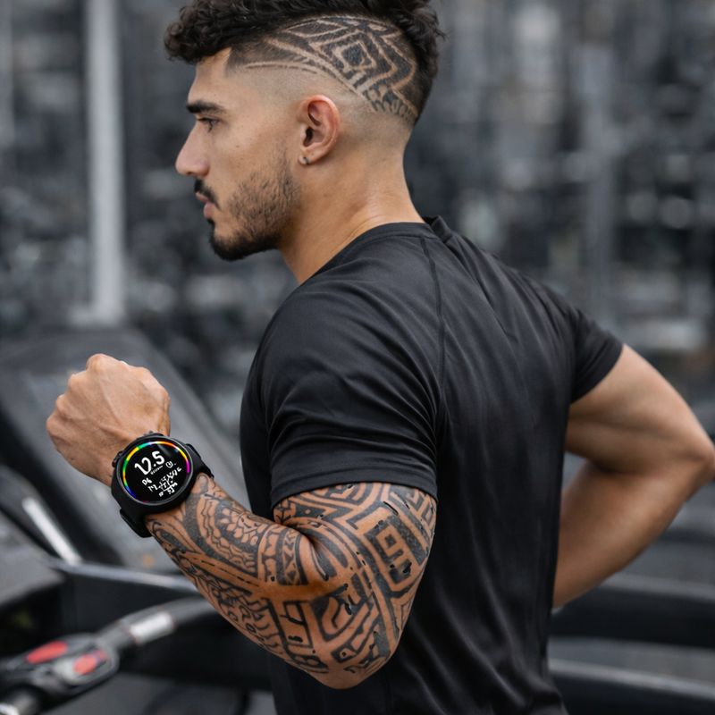 Mens Smartwatch - Sports &amp; Dress Style - Health Tracker - Sports Modes - Awei H27