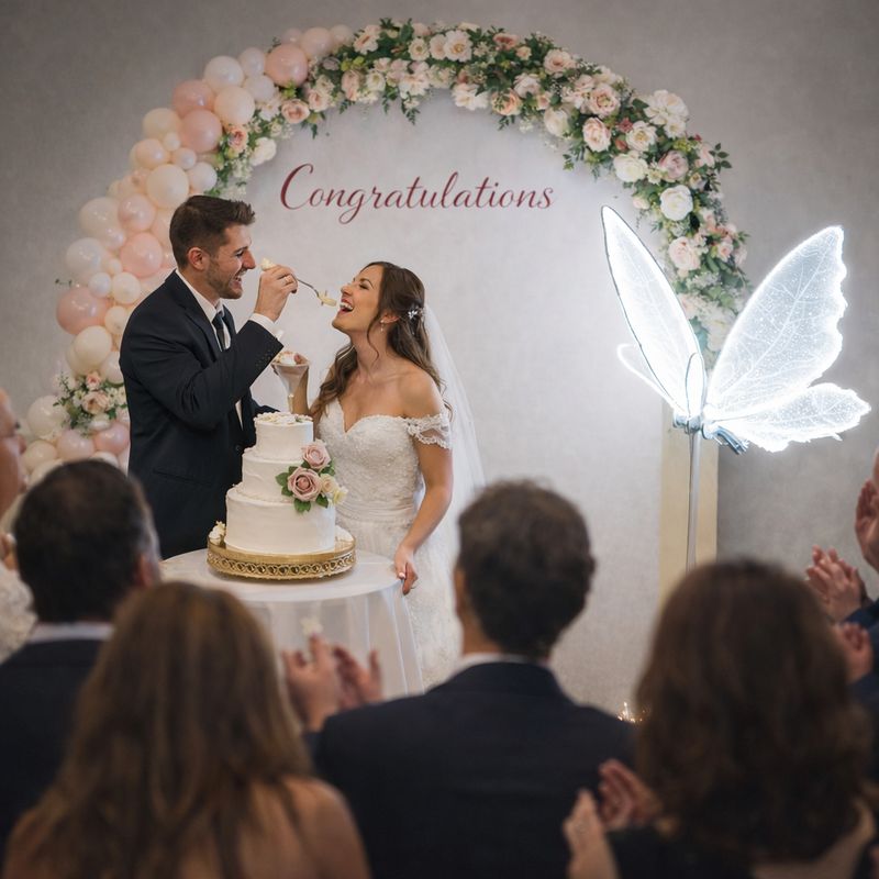Butterfly LED Light Stands – Event & Indoor Decor