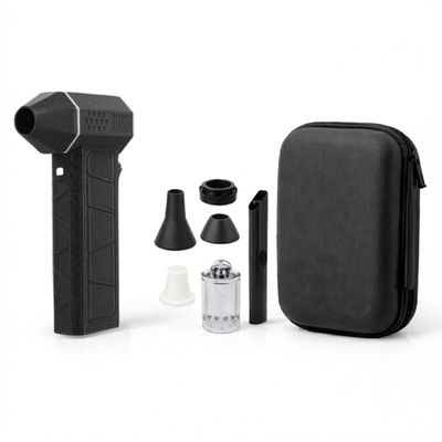Portable Blower - Handheld Turbo Fan - High Powered - Rechargeable - Includes Vacuum Accessories