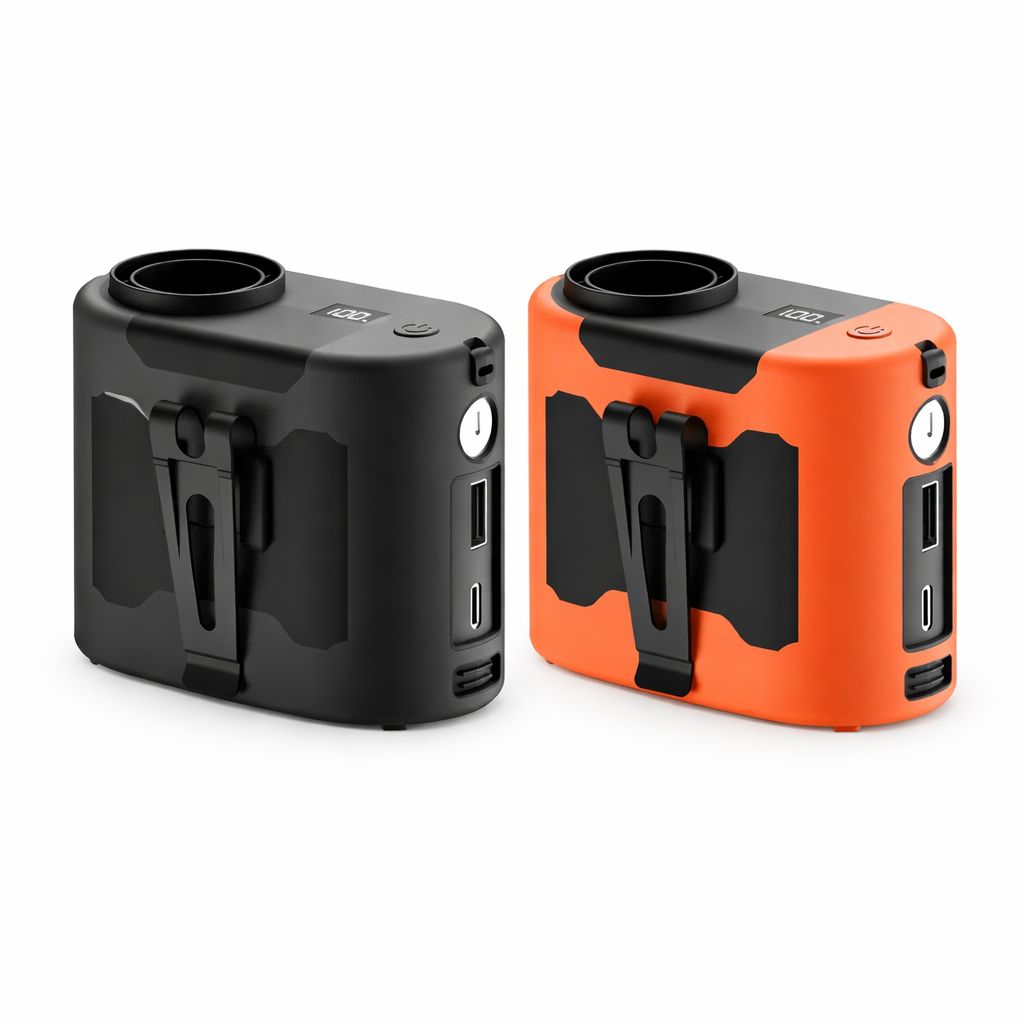 Cooling Fan + Powerbank + LED Light - LED Screen - The Ultimate 'Breeze' Buddy