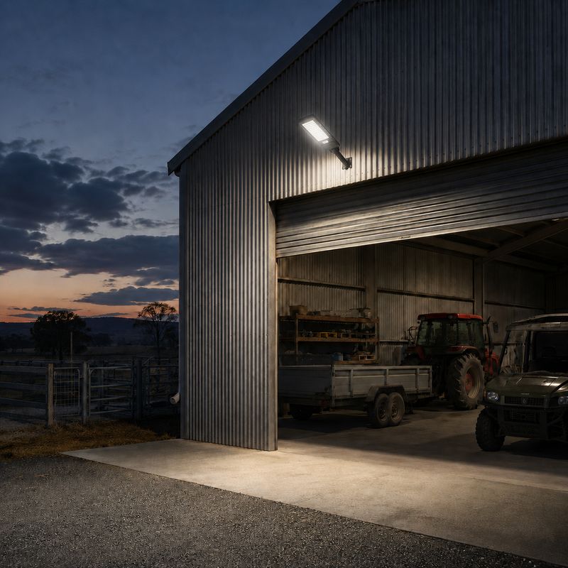 SolarMax Downlight: Light Up Large Areas | Motion Detection + Constant Lighting