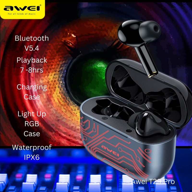 'Bass-Boost' Earbuds: Huge Sound | Titanium Alloy Drivers - Awei T29 Pro