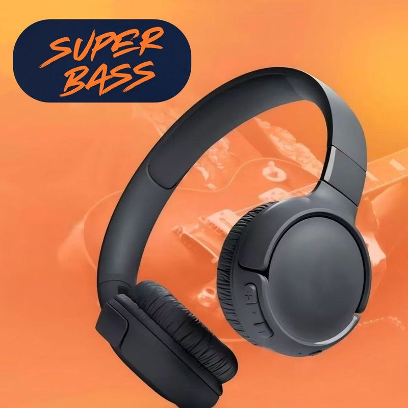 'Tunes' Premium Headphones - Full Bass Sound - Affordable Price - Foldable - Rechargeable