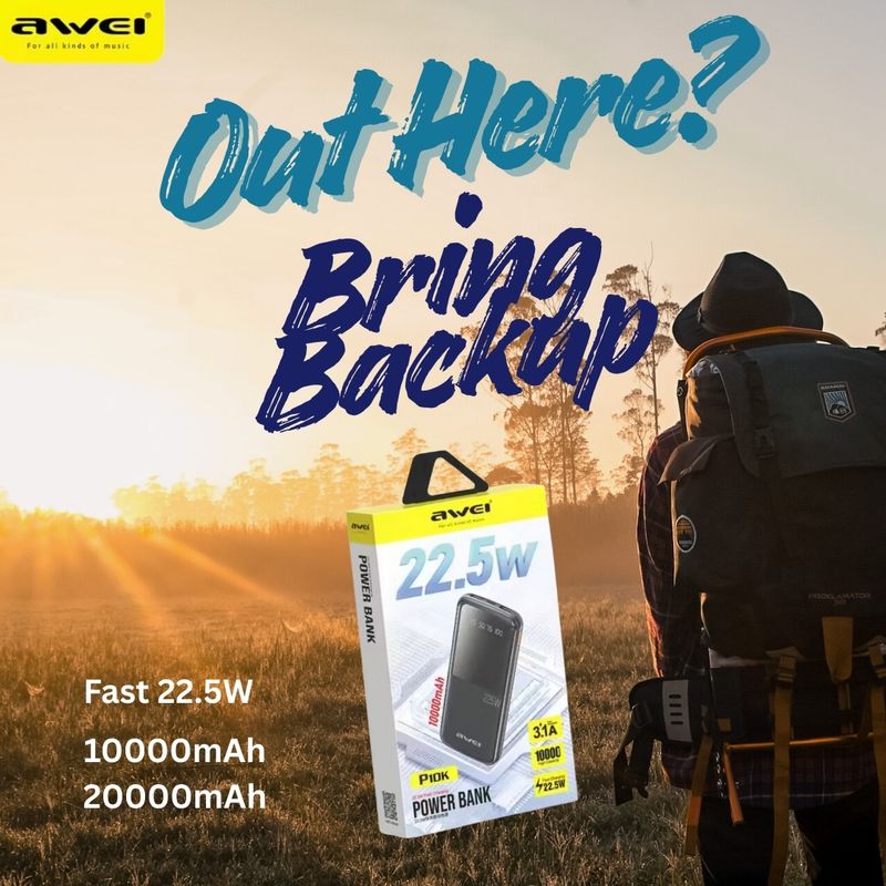 Powerbank 22.5W – 10,000mAh &amp; 20,000mAh PD Fast Charging