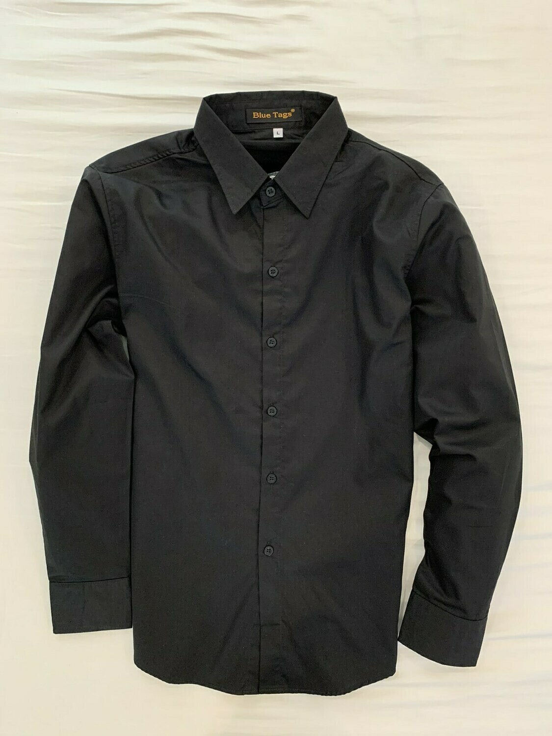 Blue Tags Long Sleeves (BLACK)