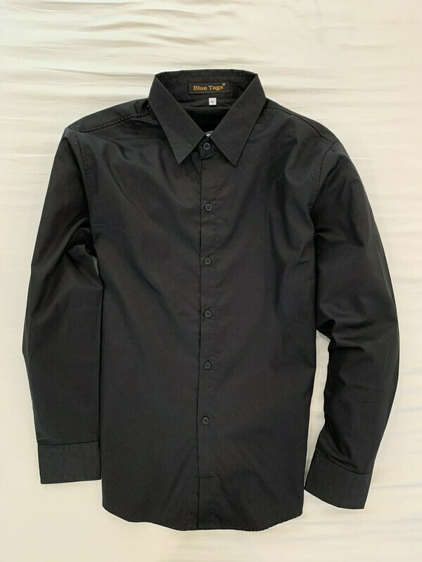 Blue Tags Long Sleeves (BLACK)