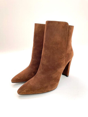 Stuart Weitzman, Suede Ankle Boot, Size 38