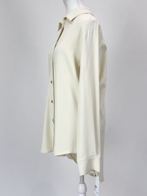 Asceno, Butter Str Viscose L/Slv Sleep Shirt (Has Matching Pants), Size S