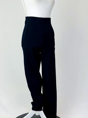 Scanlan Theodore , Ink Str Viscose Straight Leg Zip Ankle Pant , Size 8