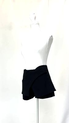 Sass &amp; Bide, Black Overlay Wrap Shorts, Size 8