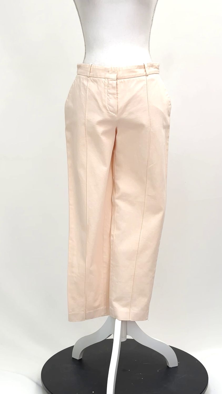 Loro Piana, Peach Cotton Pants, Size 42