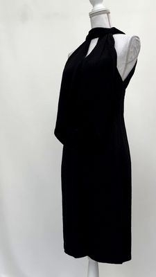 Jason Wu, Black Textured Low Back  Dress, Size 2
