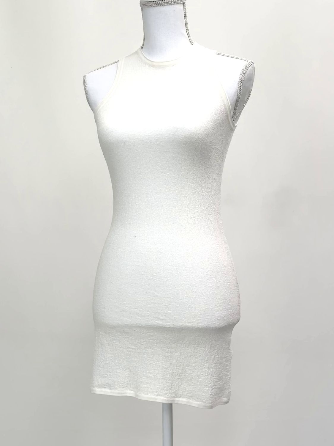 SIR., Ivory Textured Knit Tank Top, Size 0