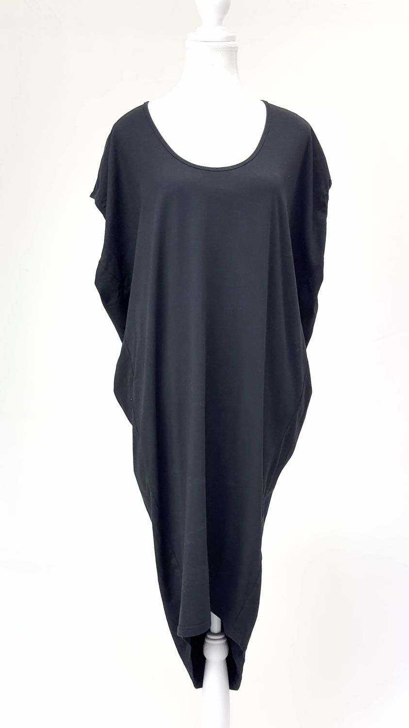 Alaska Tees, Black S/Less Tee Dress, Size XS