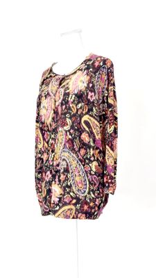 Lauren Ralph Lauren, Pinks/Multi Patterned Button-Up Knit Cardigan, Size 1X