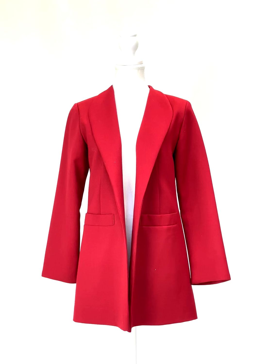 Zokky, Red Open Longine Jacket, Size S