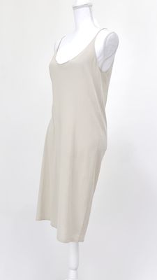 Stella McCartney, Beige Cotton Knit Strappy Dress, Size 38