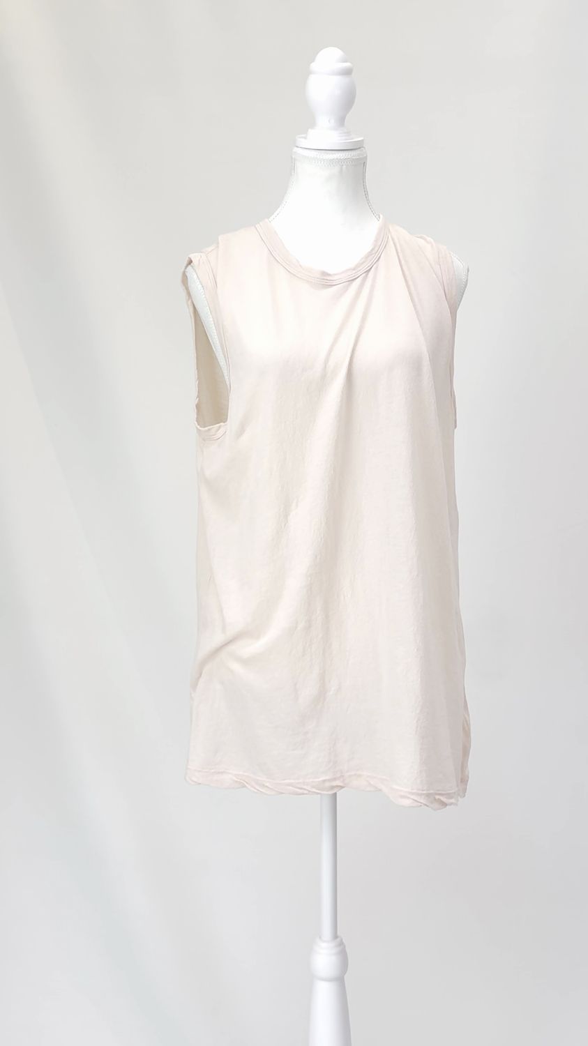 James Perse, Peach S/Less Tee, Size 3