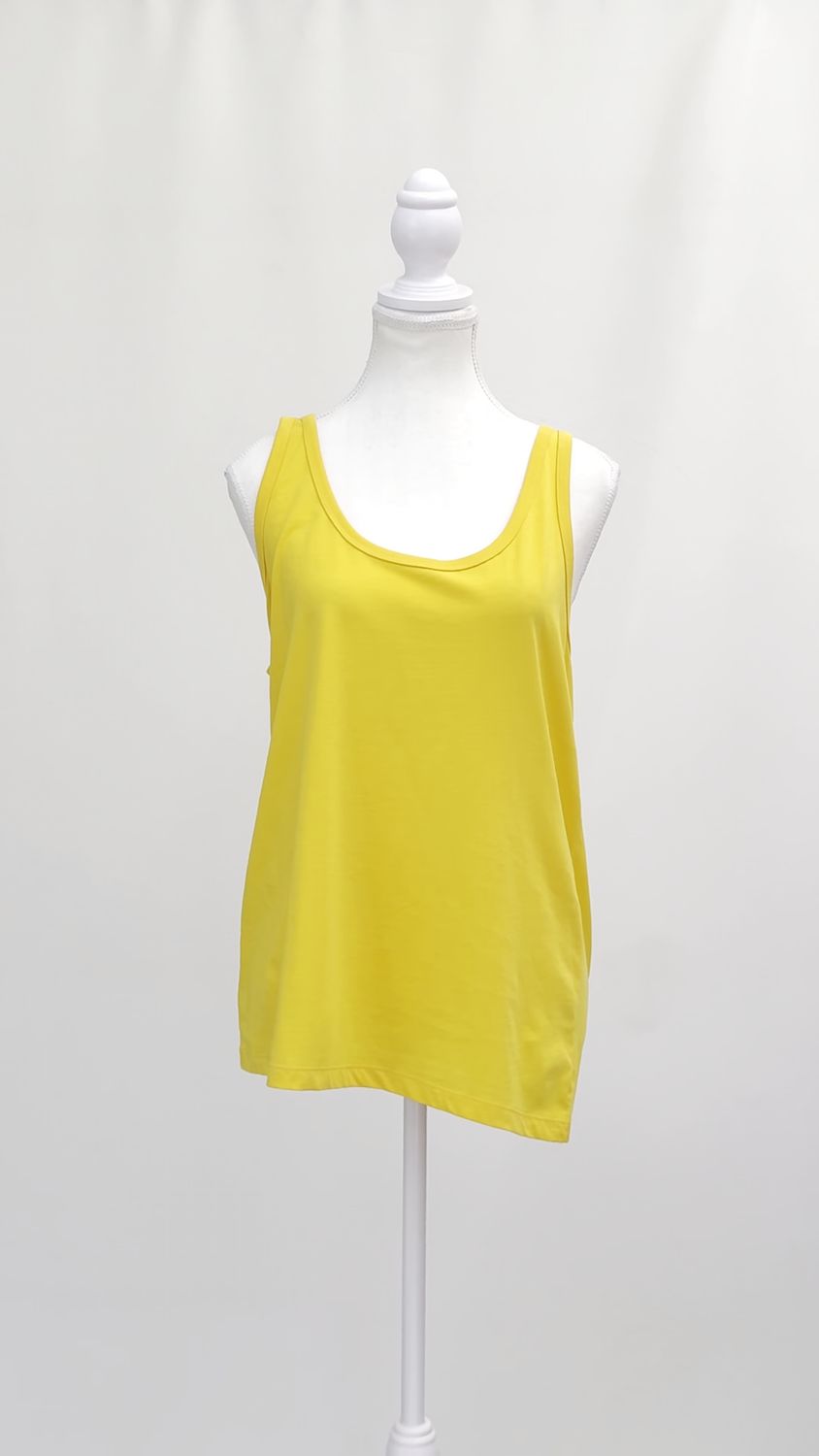 Jac + Jack, Mango Scoop Neckline Strap Top, Size M