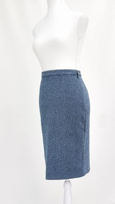 Life With Bird, Blue Shimmer Lurex Skirt, Size 0