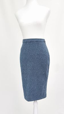 Life With Bird, Blue Shimmer Lurex Skirt, Size 0