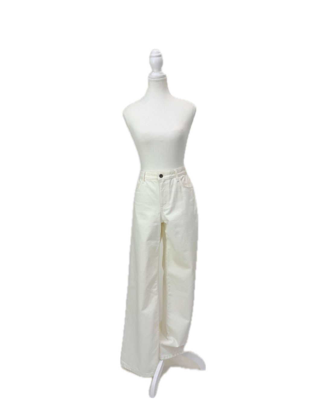 The Row, White Wide Leg Jeans. Size US6