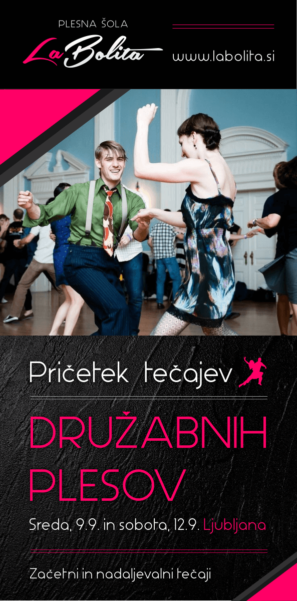 Plesni tečaji - Družabni plesi -  Ljubljana
