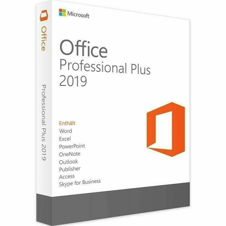 Microsoft Office 2019 Professional Plus - Digital Licence