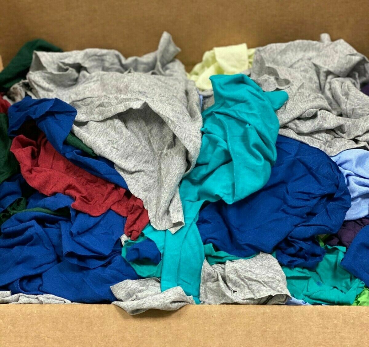 Colored Knit Rags 20lb Box
