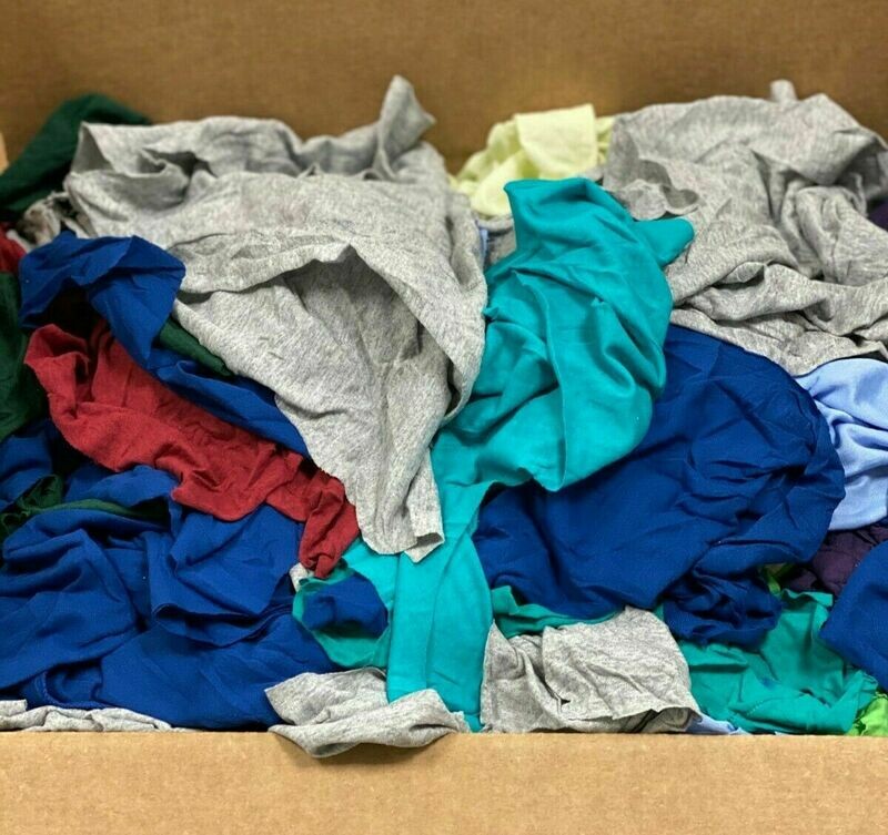 Colored Knit Rags 20lb Box